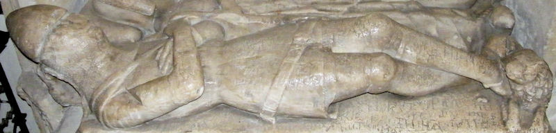Wantage - St Peter and St Paul William Fitzwarin La Frere 1361 and wife Amicia Le Haddon